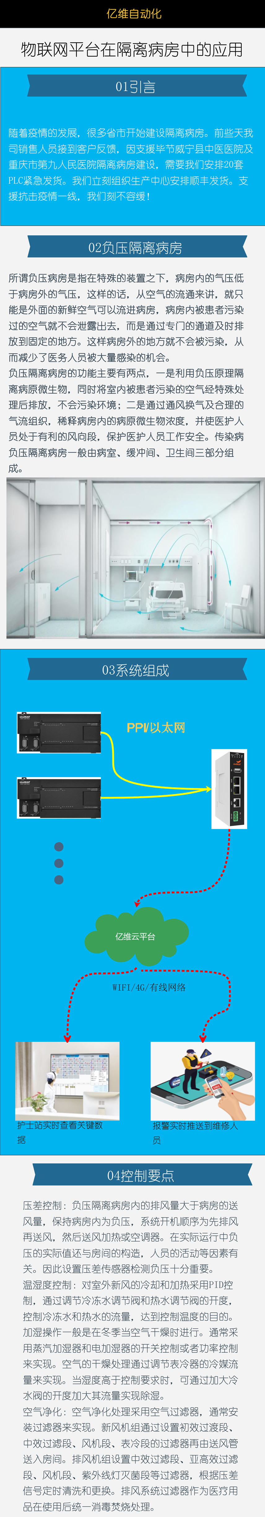 威廉希尔物联网在隔离病房中的应用